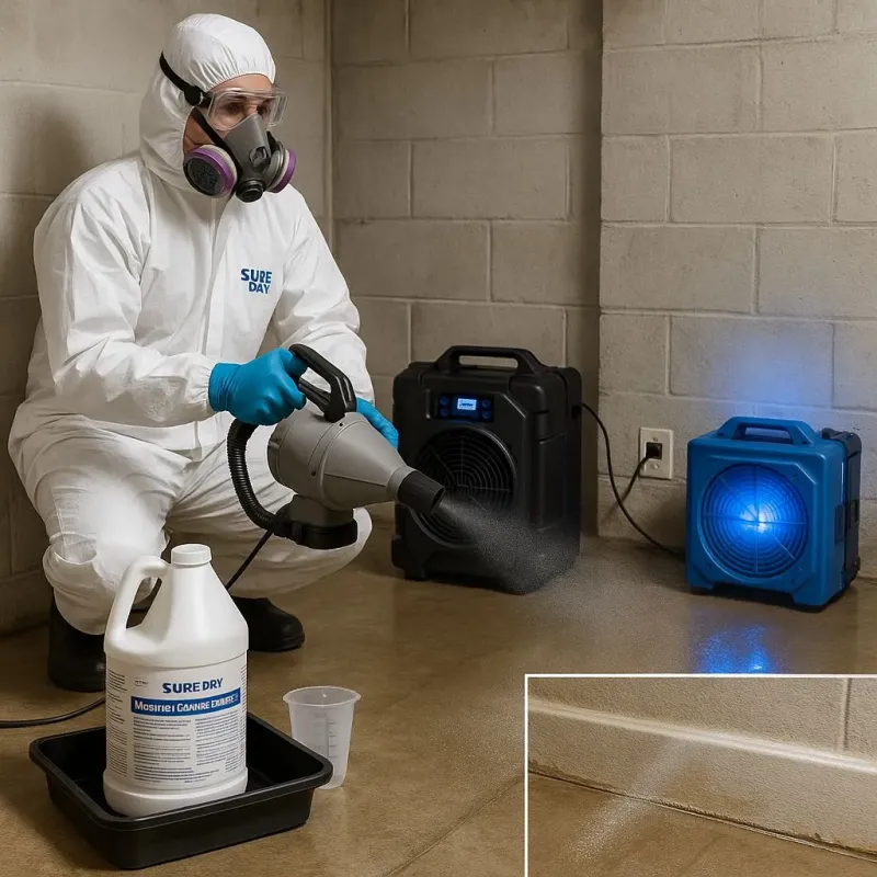 Sanitization and Odor Removal process in Esparto, CA